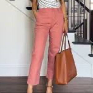 Old‎ navy Harper mid rise dusty pink trousers, size 4